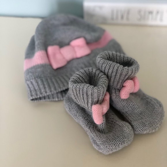 Kate Spade Other - Kate Spade Booties & Matching Hat